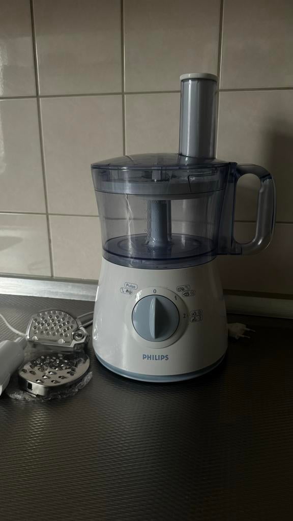 Philips Keukenmachine - Zo goed als nieuw, 1 tot 2 liter, 2 snelheden, Ophalen of Verzenden, Zo goed als nieuw