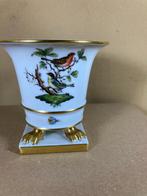 Herend Rothschild vaas op 4 klauwpoten 10 cm, Ophalen of Verzenden