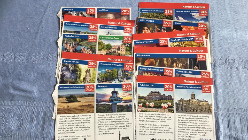 Natuur en cultuur voordeelbon, Drie personen of meer, Kortingsbon