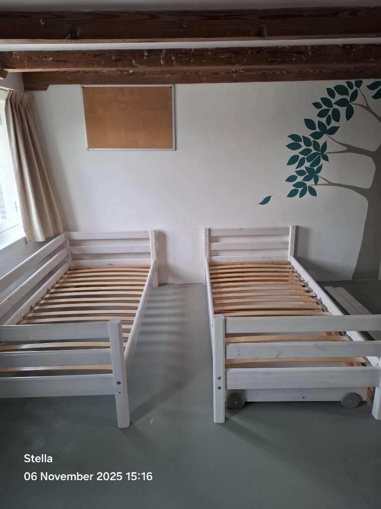 Single Flexa bedframe with 2 storage drawers, Ophalen, Gebruikt, 90 cm, Eenpersoons