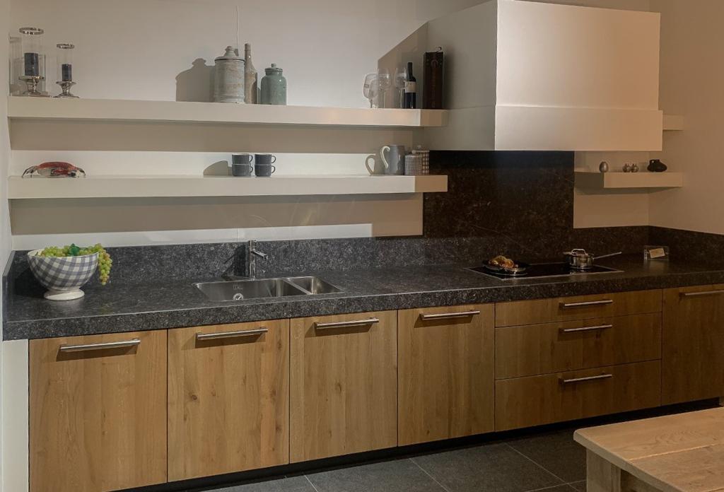 Massief eiken keuken (nieuw)  handgemaakt.IN PRIJS VERLAAGD, Huis en Inrichting, Keuken | Complete keukens, Ophalen, Nieuw, Graniet of Steen