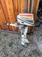 Johnson 6pk buitenboordmotor met tank, Ophalen, Gebruikt, 5 tot 10 pk, Buitenboordmotor