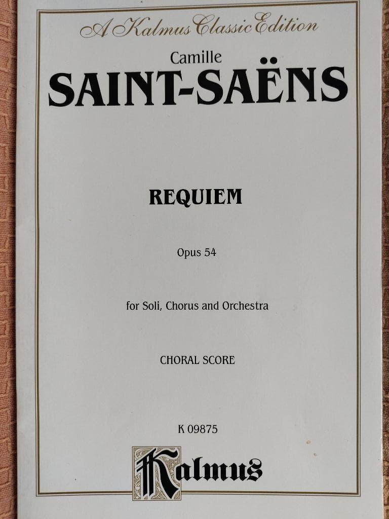 Saint-Saëns: Requiem (Kalmus), Muziek en Instrumenten, Bladmuziek, Verzenden, Zo goed als nieuw, Artiest of Componist, Klassiek