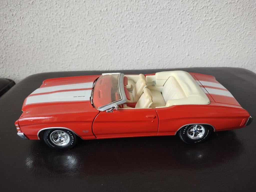 Maisto Chevrolet Chevelle SS 1970 Cabriolet 1:18, Hobby en Vrije tijd, Modelauto's | 1:18, Ophalen of Verzenden, Zo goed als nieuw