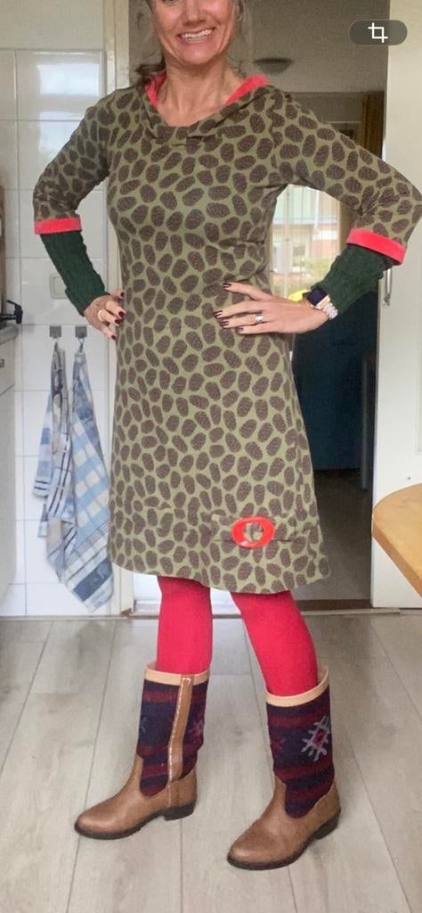 Margot MWM jurk, Kleding | Dames, Jurken, Ophalen of Verzenden, Zo goed als nieuw, Onder de knie