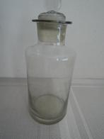 Ouderwetse glazen voorraadpot met glazen dop, Ophalen of Verzenden, Zo goed als nieuw