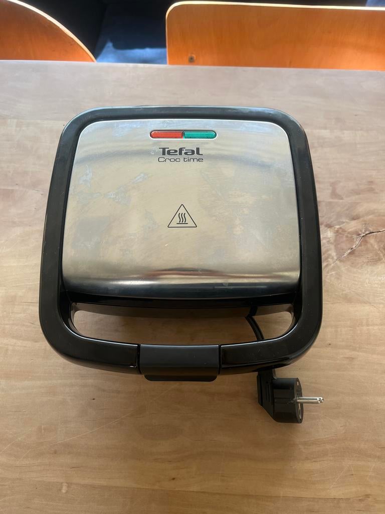 Tefal Croc Time tosti-apparaat - 700W, Witgoed en Apparatuur, Contactgrills, Gebruikt, Ophalen