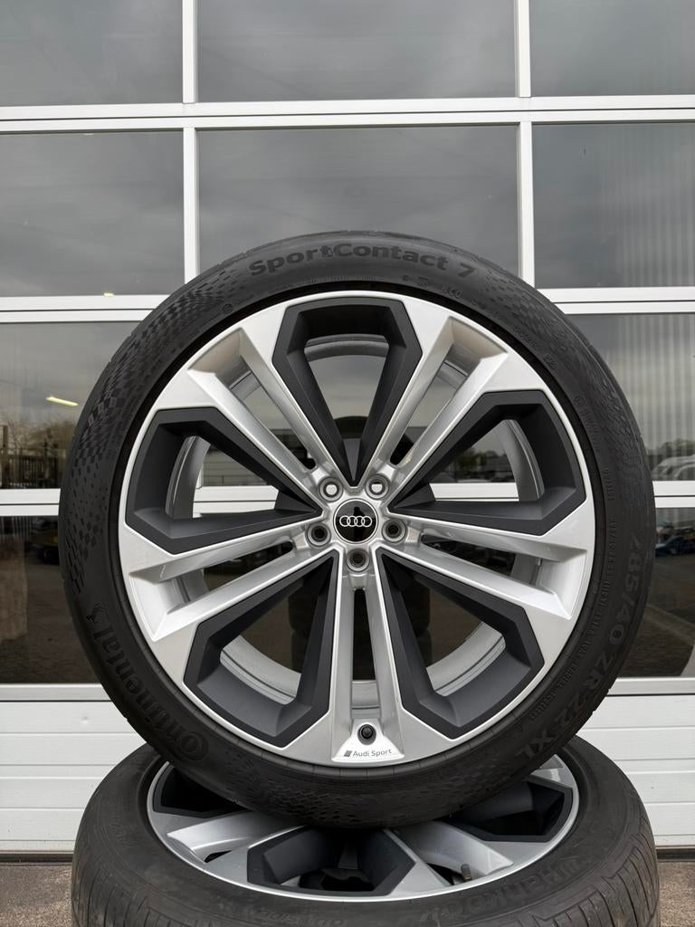 Originele Audi Sport Q8 SQ8 4M S line 22 inch velgen, Ophalen, 285 mm, Banden en Velgen, Overige maten