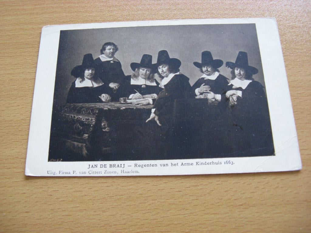 Jan de Braij Regenten van het arme kinderhuis 1663, Verzamelen, Verzenden, Voor 1920