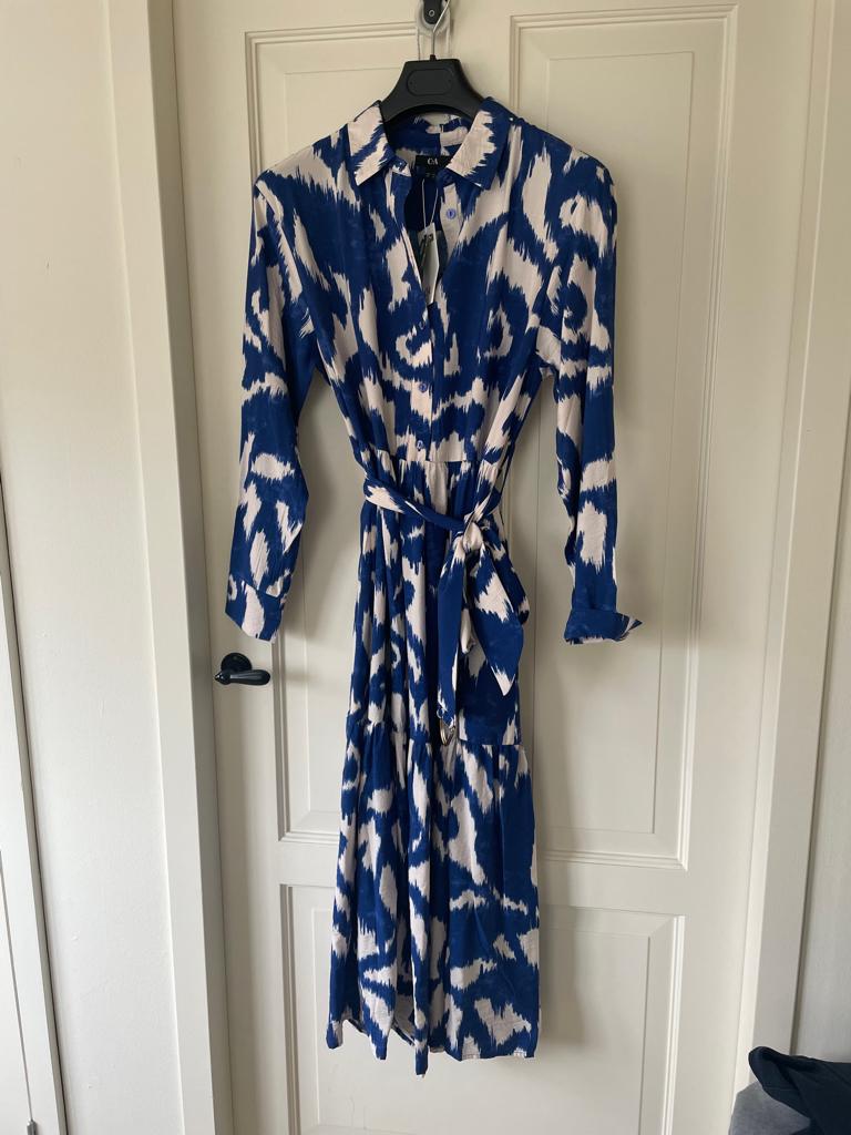 Batik stof lange jurk Maat 40 NIEUW, Kleding | Dames, Jurken, Nieuw, Maat 38/40 (M), Blauw, Onder de knie, Ophalen of Verzenden