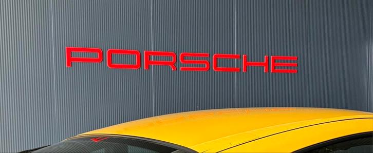 Porsche letters 2 meter, Verzamelen, Automerken, Motoren en Formule 1, Nieuw, Auto's, Ophalen of Verzenden