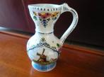 vaasje kannetje Delfts gekleurd Polychrome 14cm, Antiek en Kunst, Ophalen of Verzenden