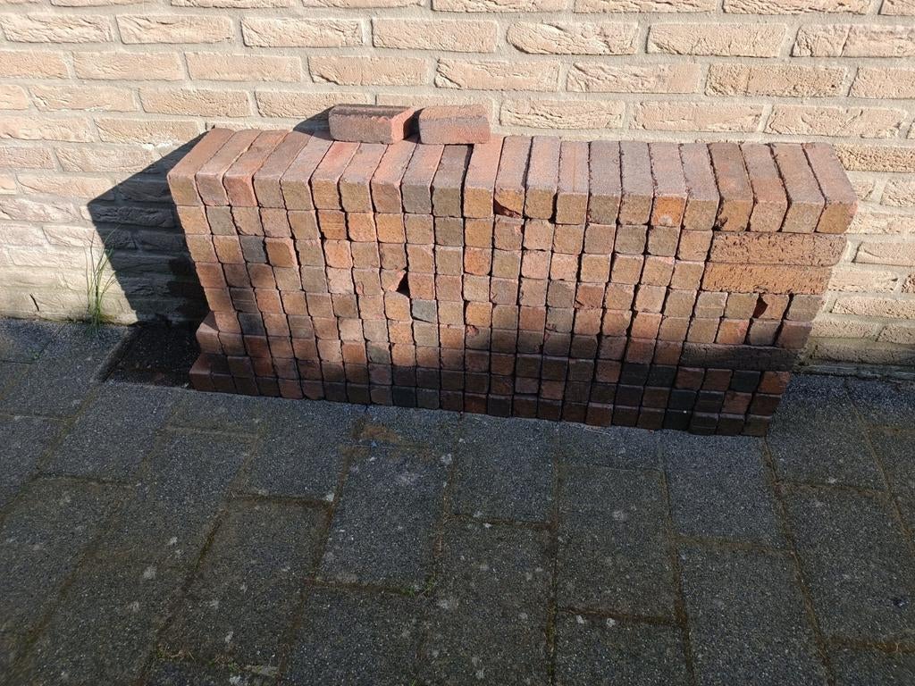 202 licht rode waaltjes, Doe-het-zelf en Verbouw, Metselstenen, Ophalen, Bakstenen