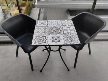 Keramiek/Stalen Tuintafel - Mooi Design! beschikbaar voor biedingen