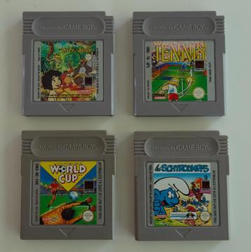 4 Nintendo Game Boy Classic Spellen