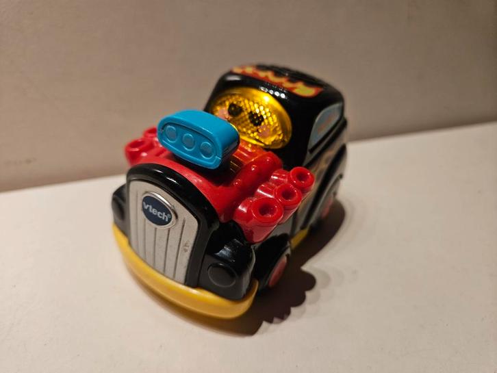 Vtech Toet Toet Auto Hot Rod, Kinderen en Baby's, Speelgoed | Babyspeelgoed, Gebruikt, Auto, Met licht, Met geluid, Met wieltjes