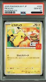 Pikachu McDonalds 2025 #020 PSA 10, Ophalen of Verzenden, Nieuw, Losse kaart, Foil