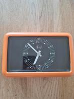 Retro Tafelklok Kienzle Design oranje afmeting 20x13x6,5cm, Huis en Inrichting, Ophalen of Verzenden, Zo goed als nieuw