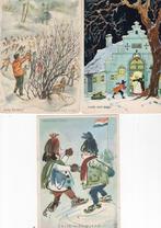 kerstkaart, Verzamelen, Ansichtkaarten | Themakaarten, Verzenden, Gelopen, Feest(dag)