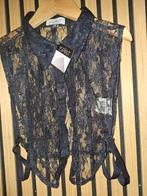 Zwarte kanten blouse van true Spirit (one size), Kleding | Dames, Blouses en Tunieken, Verzenden, Nieuw, Maat 36 (S), Zwart