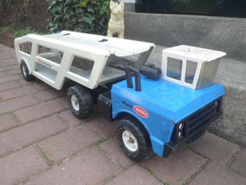 Mighty TONKA Car Carrier Vrachtwagen truck USA oplegger beschikbaar voor biedingen