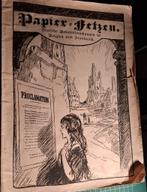 Papier-Fetzen, Deutsche Bekanntmachungen in BEL+FRA (1917), Verzenden