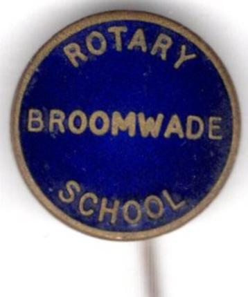 Rotary Broomwade school email op koper speldje ( T_044 ) beschikbaar voor biedingen