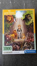 Puzzel 1000 stukjes Clementoni the Lion King Mufasa NIEUW, Ophalen of Verzenden, 500 t/m 1500 stukjes, Nieuw, Legpuzzel