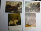 4 Ansichtkaarten - kunstkaarten bieden, Ophalen of Verzenden