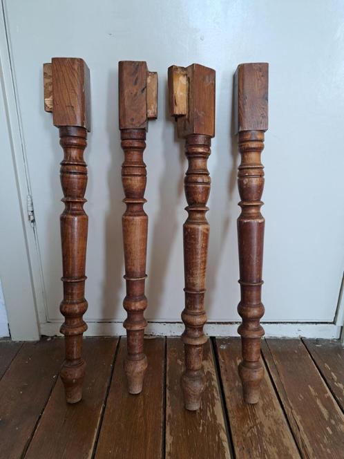 Tafelpoten - DIY Sierlijk Hout 4 stuks, Doe-het-zelf en Verbouw, Hout en Planken, Gebruikt, Overige typen, Overige houtsoorten
