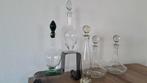 5 glazen wijnkaraffen Leonardo, Antiek en Kunst, Antiek | Glas en Kristal, Ophalen of Verzenden