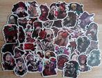 Anime Heks Schedel Roos Stickers - 50 Stuks, Ophalen of Verzenden, Nieuw, Meerdere stickers