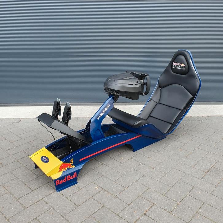 Red Bull F1 playseat + Thrustmaster T300 RS, Spelcomputers en Games, Games | Sony PlayStation 5, Refurbished, Ophalen