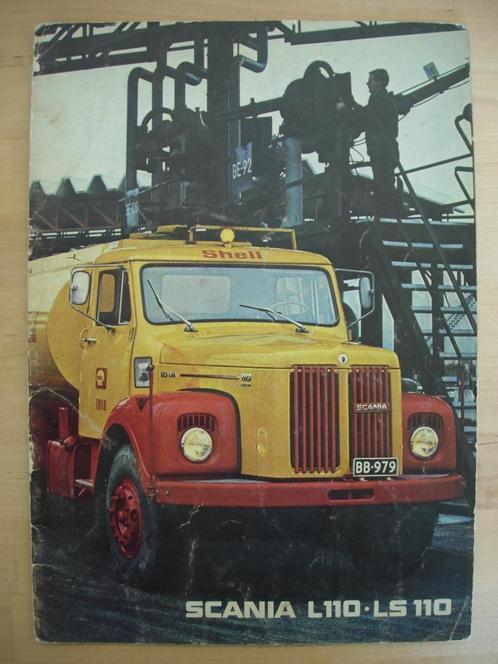 Scania L110 LS110 Brochure 1972 – Torpedo Neus L LS 110, Boeken, Auto's | Folders en Tijdschriften, Gelezen, Overige merken, Ophalen