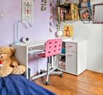 Hoekbureau met lade en kastje (links en rechts mogelijk), Huis en Inrichting, Bureaus, Ophalen, In hoogte verstelbaar, Zo goed als nieuw