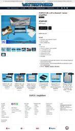 ZAPCO C2K-1.0X 2 kanaals / mono Hi-end versterker USA Made, Gebruikt, ., Ophalen of Verzenden, ZAPCO