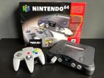 Nintendo 64 Console incl. Doos en Mario Kart 64, Spelcomputers en Games, Spelcomputers | Nintendo 64, Met 1 controller, Gebruikt