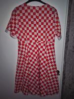 Rood-wit geblokte jurk Brabant. Maat XXL., Maat 38/40 (M), Carnaval, Ophalen of Verzenden, Onbekend
