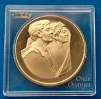 Onze Oranjes - Huwelijk Prins Willem-Alexander en Máxima, Postzegels en Munten, Verzenden, Brons, Nederland