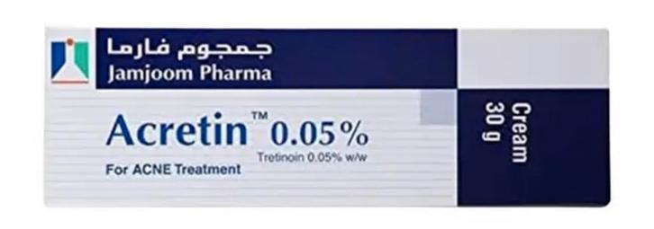 Acretin 0.05% Crème - Tretinoïne en retinol, Sieraden, Tassen en Uiterlijk, Uiterlijk | Gezichtsverzorging, Nieuw, Gehele gezicht