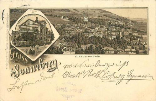 (379-165-033) Sonneberg i TH Litho, Verzamelen, Ansichtkaarten | Buitenland, Duitsland, Verzenden