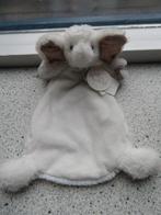 Knuffeldoek olifant Elba tuttle merk Happy Horse wit velours, Ophalen of Verzenden, Nieuw, Olifant
