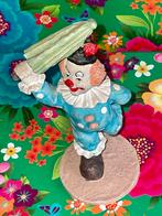 Vintage Clown Beeldje, Ophalen of Verzenden, Gebruikt, Mens