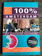 100% Amsterdam / met uitneembare plattegrond, Overige merken, Budget, Ophalen of Verzenden, Zo goed als nieuw