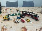 Lego 6539 truck met karts pitsstraat heftruck en kratten, Kinderen en Baby's, Speelgoed | Duplo en Lego, Ophalen, Gebruikt, Lego