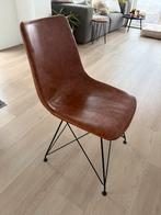 Eetkamerstoelen Cognac | Stalen Hairpin Poten, Ophalen, Zo goed als nieuw, Industrieel, Drie