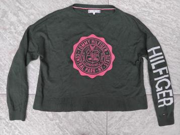 Tommy Hilfiger trui groen kort maat 152 cropped truitje beschikbaar voor biedingen