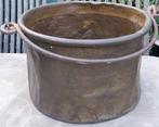 Grote antieke koperen messing bak ketel pot, Antiek en Kunst, Ophalen