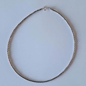 Spang Zilveren Ketting - 42 cm beschikbaar voor biedingen