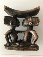 Afrikaanse neksteun uit Centraal-Afrika. 19cm hoog x 17cm br, Antiek en Kunst, Kunst | Niet-Westerse kunst, Ophalen of Verzenden